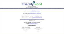 Desktop Screenshot of diversityworld.com